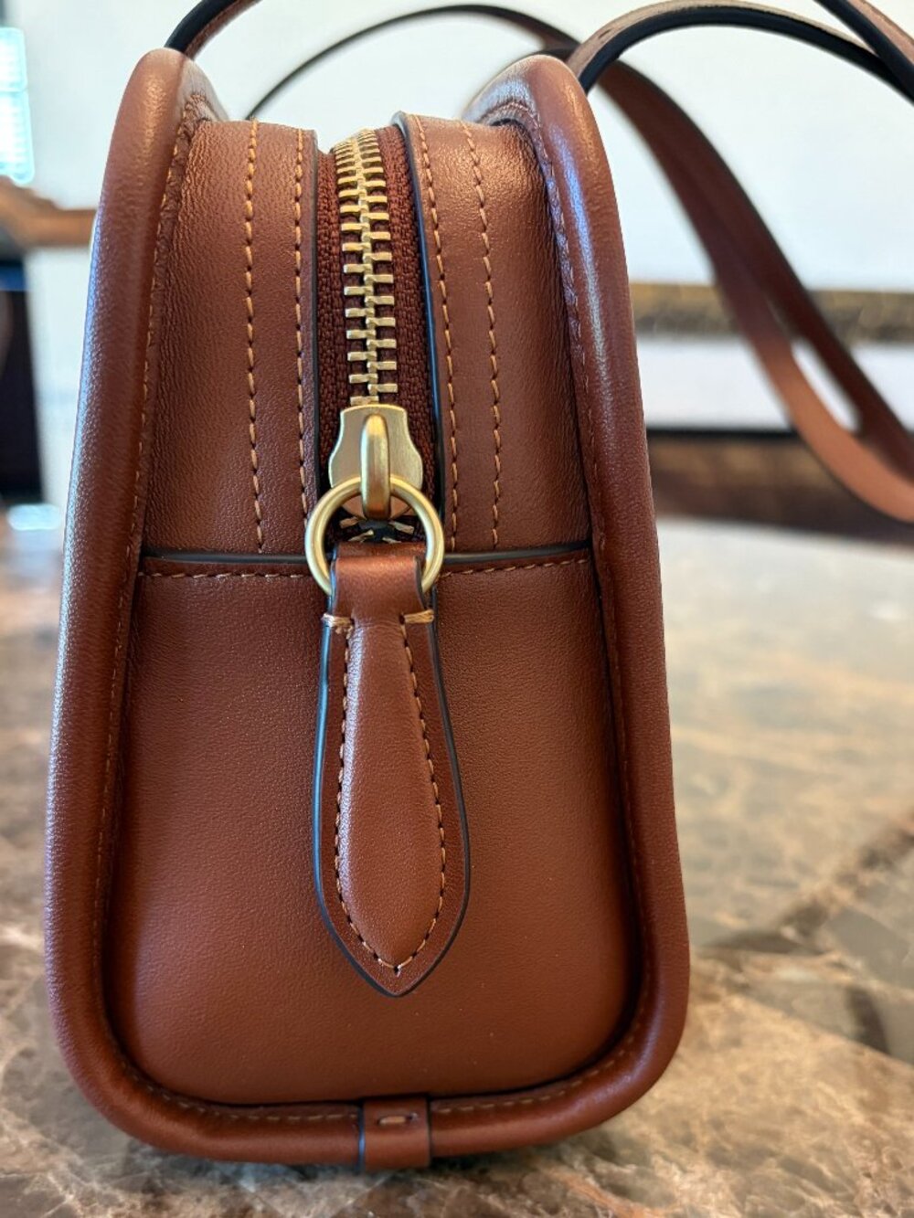 The Originals Glovedtanned Leather Coach Swing Zip in 1941 Saddle - Picture 5 of 16